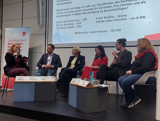 Podium „Jugendhilfe im Ganztag“